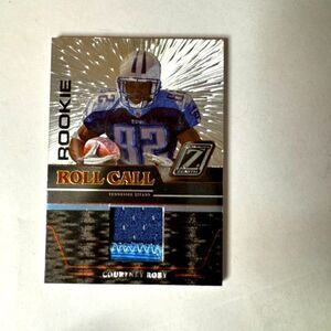 2005 donruss zenith rookie roll call courtney roby #rc-10 mint condition